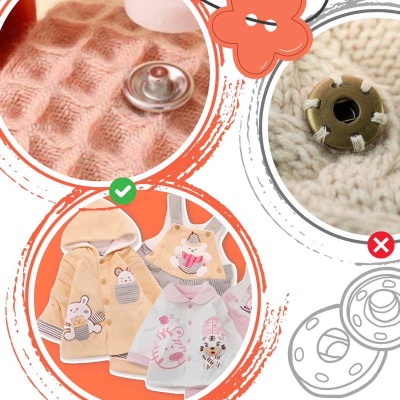 Pince pour boutons pression