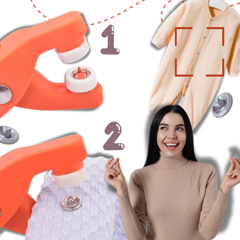 Pince pour boutons pression