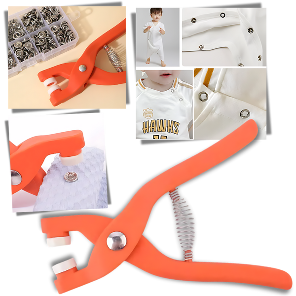 Pince pour boutons pression
