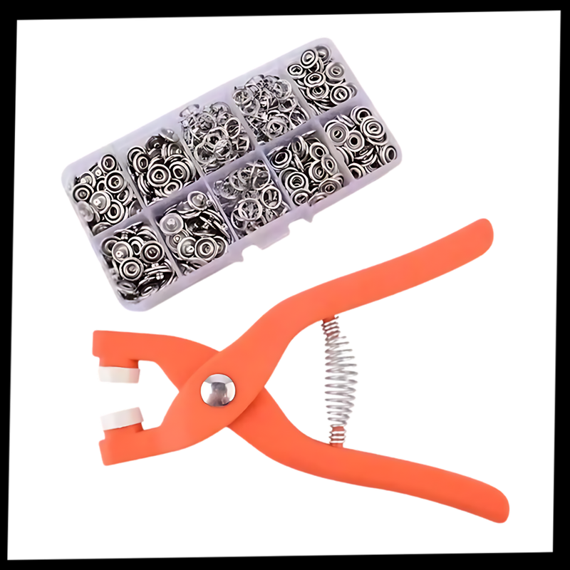 Pince pour boutons pression