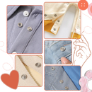 Pince pour boutons pression