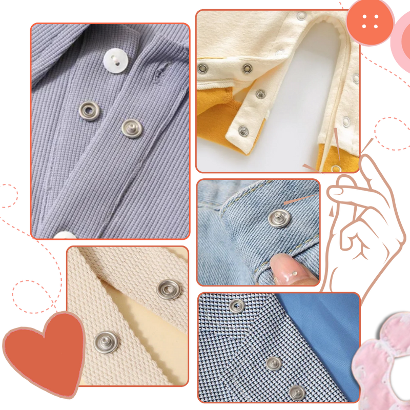 Pince pour boutons pression