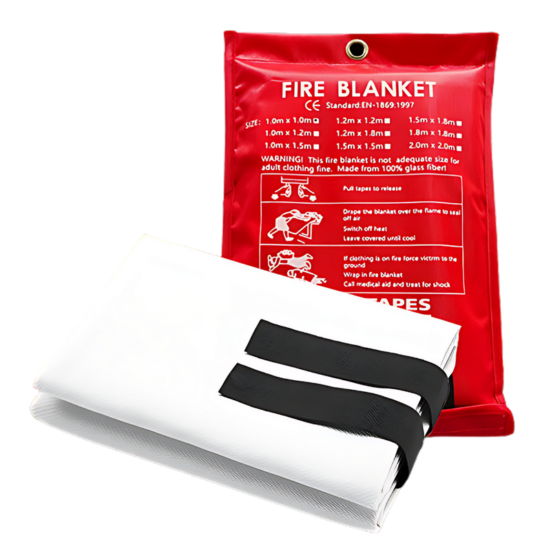 Couverture anti-feu pour extinction rapide du feu