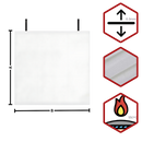 Couverture anti-feu pour extinction rapide du feu