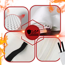 Couverture anti-feu pour extinction rapide du feu