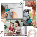 Pistolet à points de fixation rapide