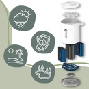 Mini Pompe à Air Rapide pour Gonfler et Dégonfler