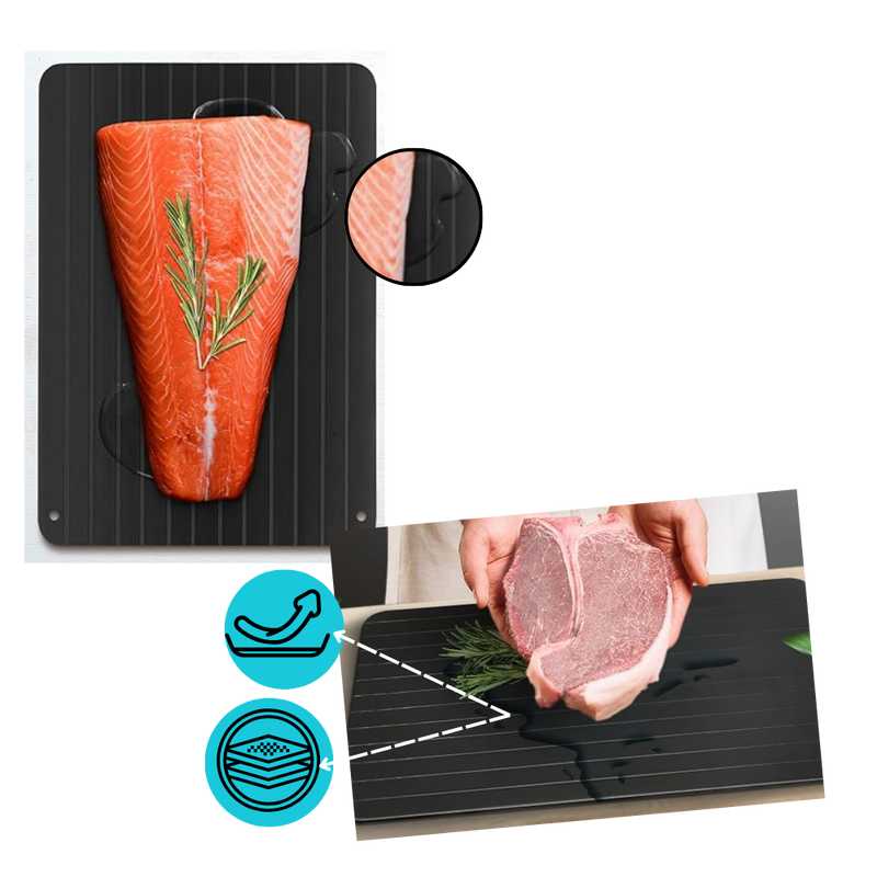 Plateau de décongélation rapide