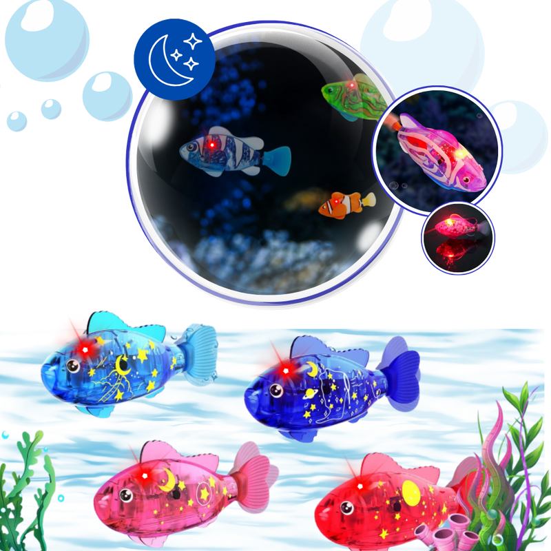 Jouet poisson nageur interactif