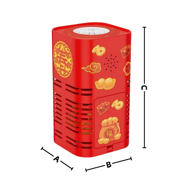 Machine à bulles type feu d'artifice rechargeable