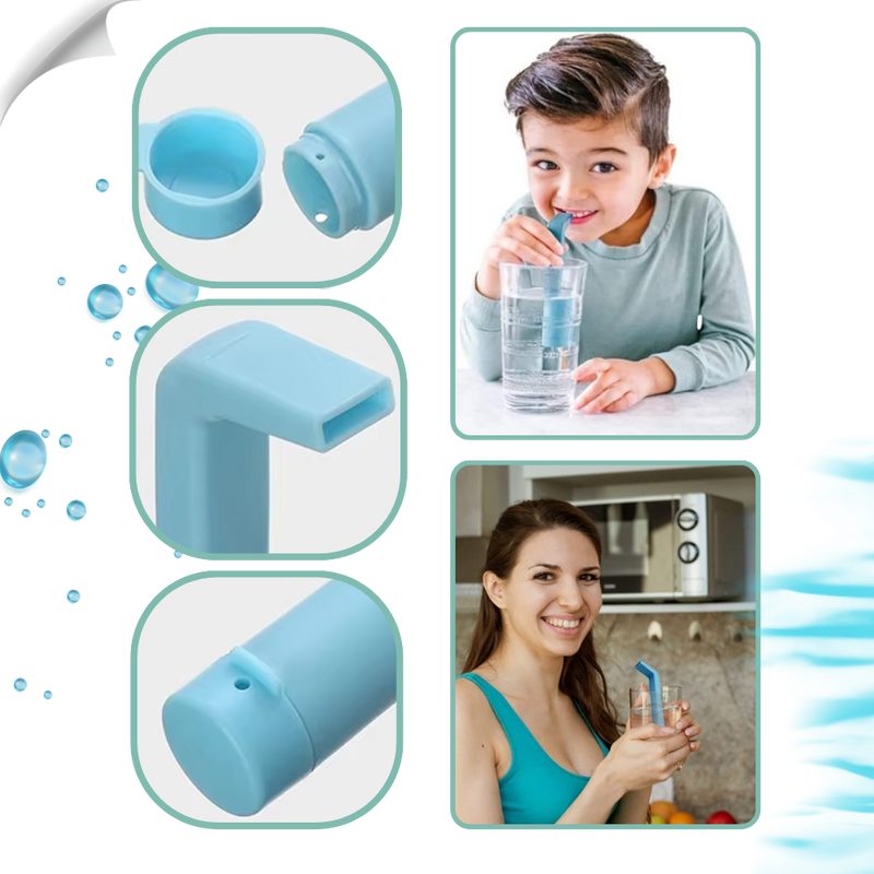 Paille anti-hoquet réutilisable HiccAway