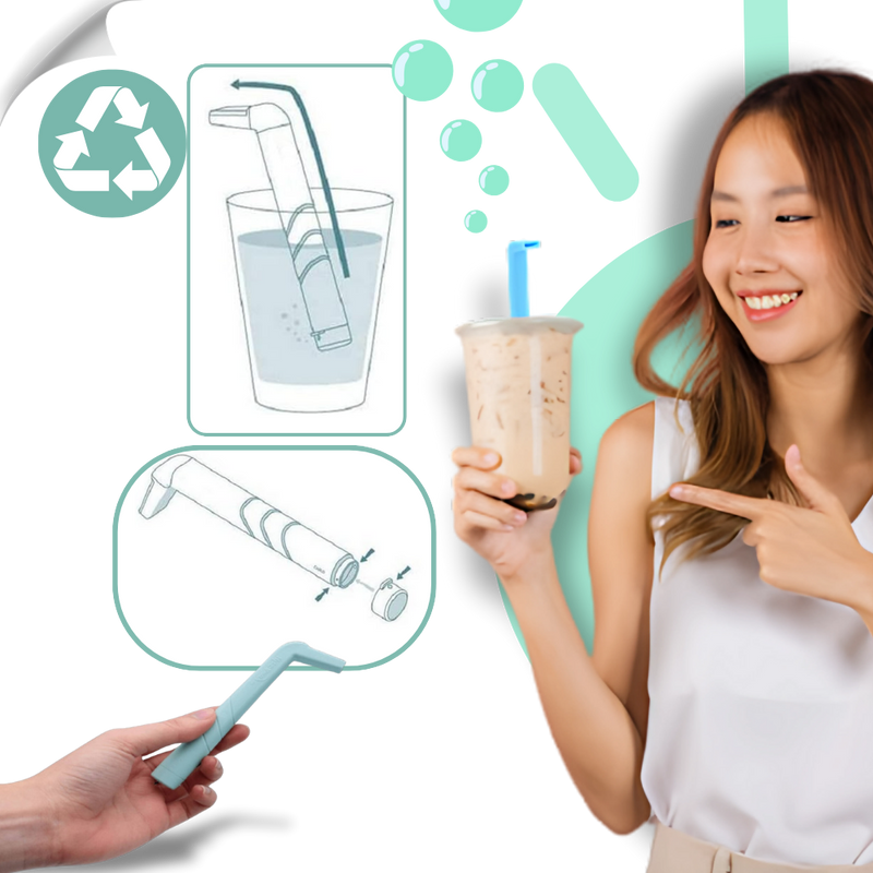 Paille anti-hoquet réutilisable HiccAway