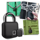 Serrure intelligente résistante à empreinte digitale