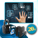 Serrure intelligente résistante à empreinte digitale