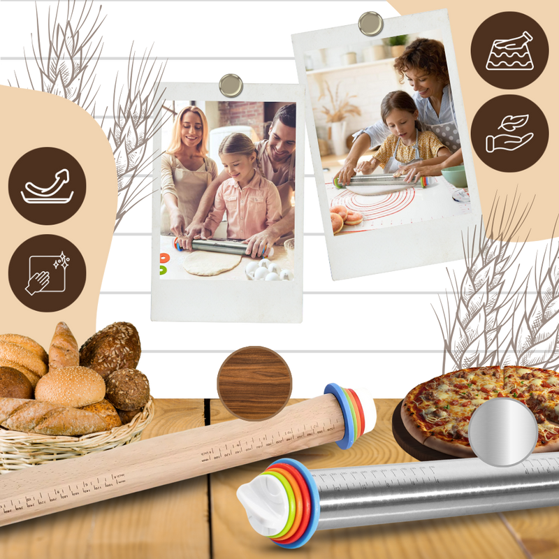 Rouleau à Pâtisserie Ajustable
