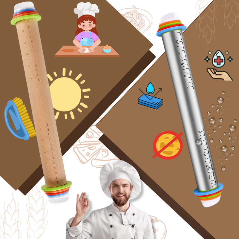 Rouleau à Pâtisserie Ajustable