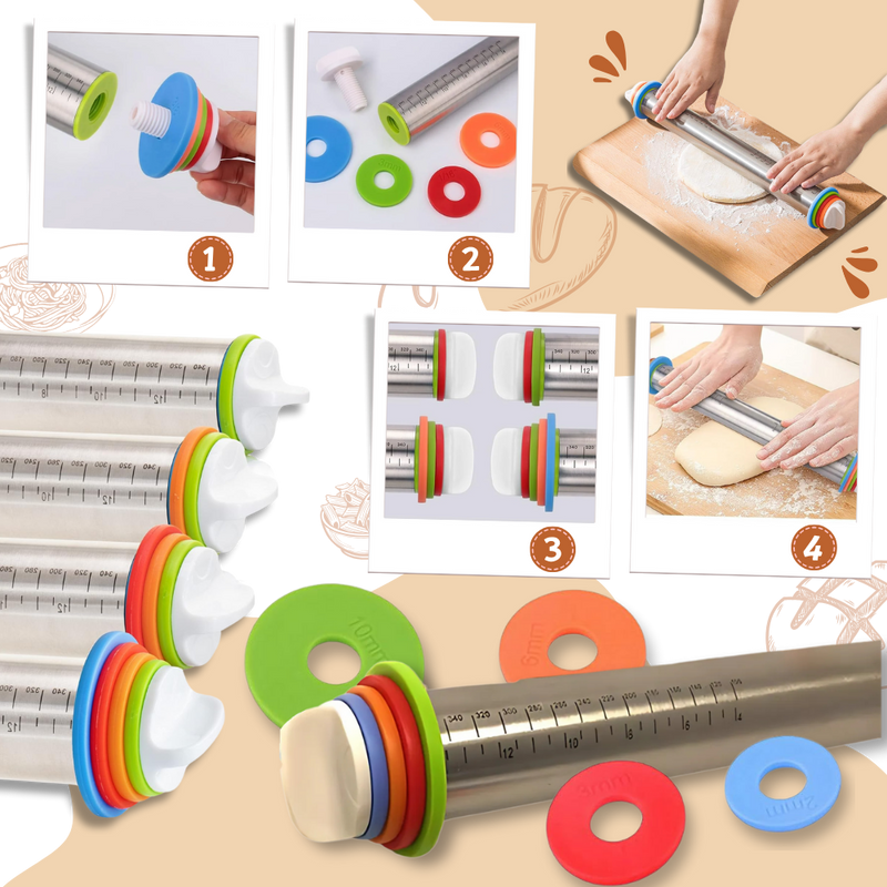 Rouleau à Pâtisserie Ajustable