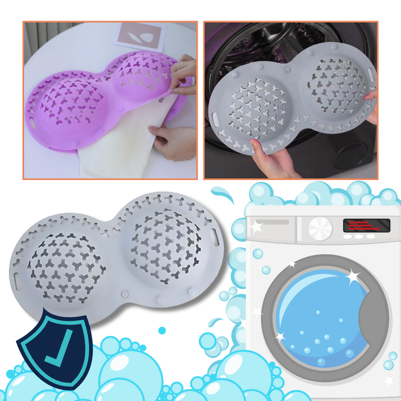 Sacs de lavage pour soutiens-gorge à fermeture sécurisée