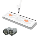 Balai plat à essorage automatique avec seau