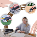 Ciseaux électriques sans fil à affûtage automatique