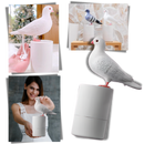 Distributeur de savon automatique en forme de pigeon