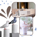 Distributeur de savon automatique en forme de pigeon