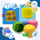 Couvercle anti-déversement en silicone