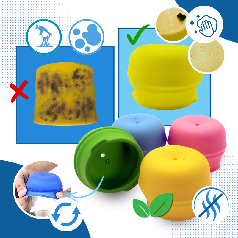 Couvercle anti-déversement en silicone