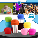 Couvercle anti-déversement en silicone