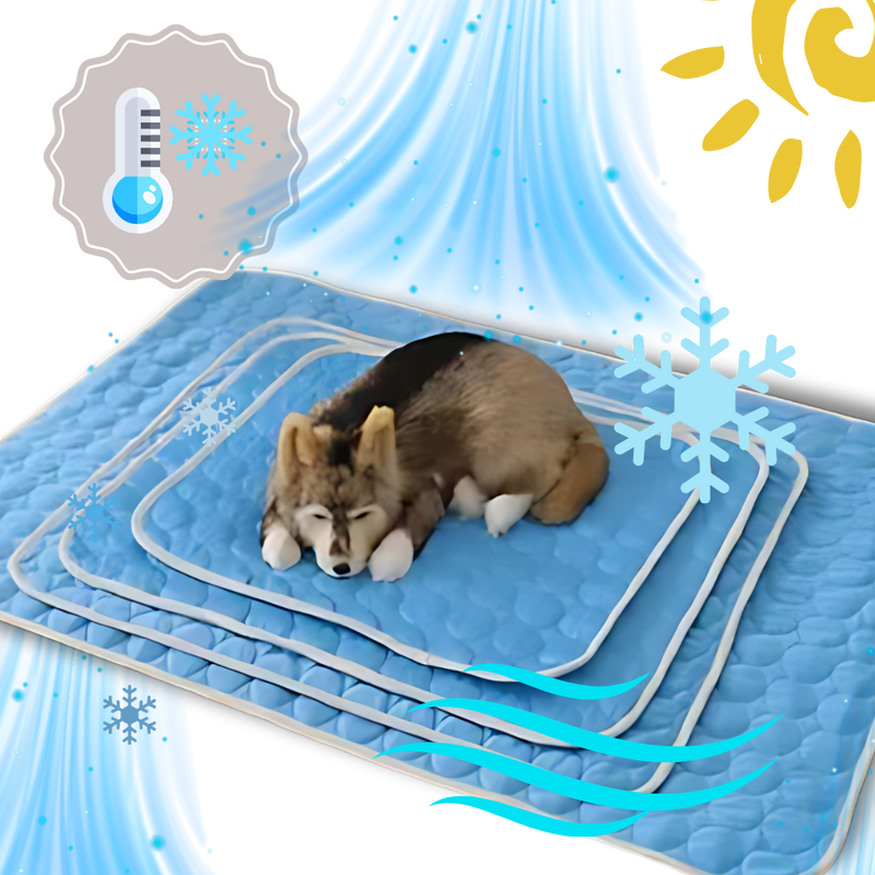 Tapis rafraîchissant en soie pour animaux de compagnie