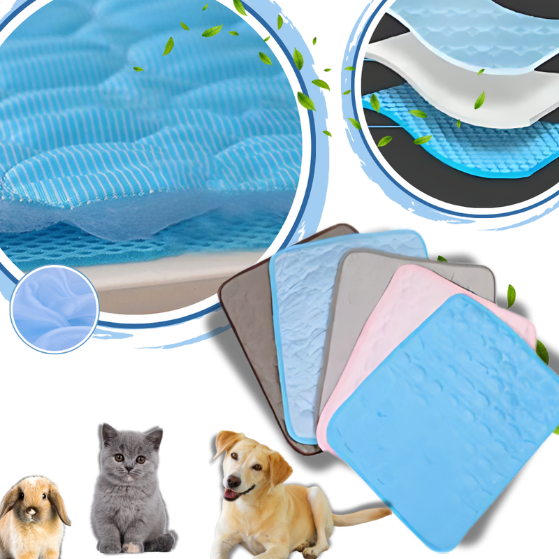 Tapis rafraîchissant en soie pour animaux de compagnie