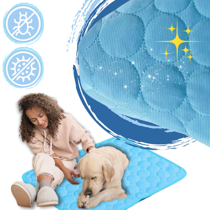 Tapis rafraîchissant en soie pour animaux de compagnie