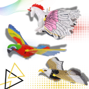 Jouet oiseau volant pour chat à suspendre