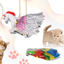 Jouet oiseau volant pour chat à suspendre