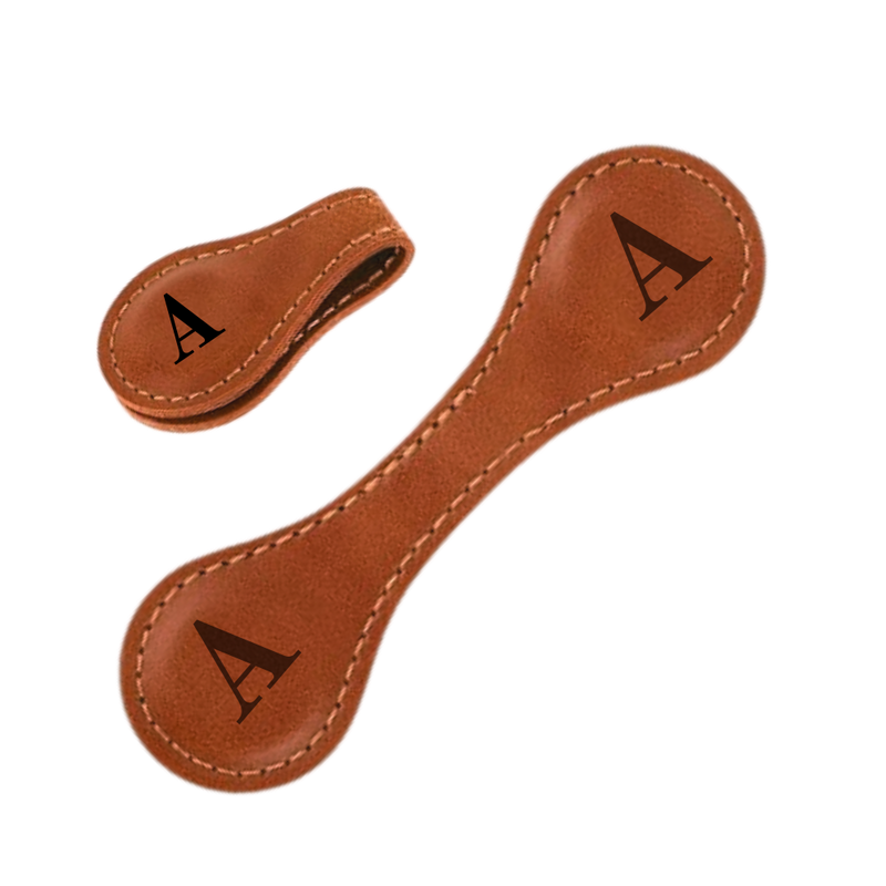 Marque-page magnétique en cuir personnalisé
