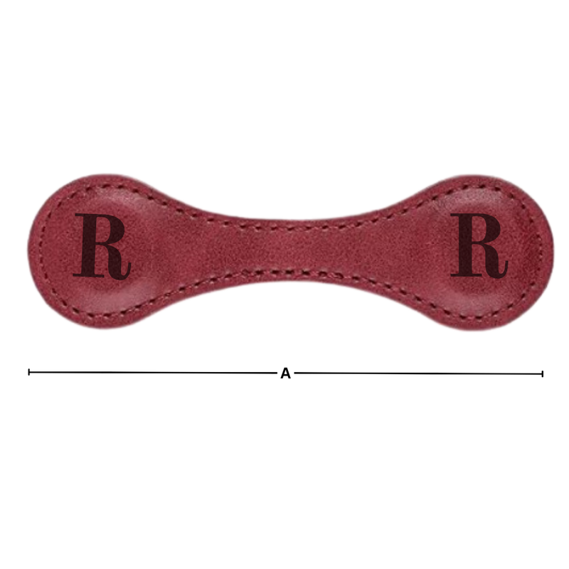 Marque-page magnétique en cuir personnalisé