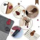 Marque-page magnétique en cuir personnalisé