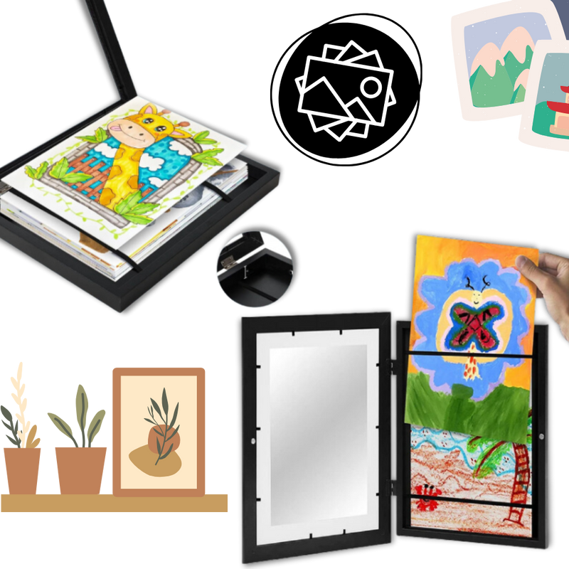 Cadres Lil Davinci à finition lisse