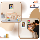 Cadres Lil Davinci à finition lisse