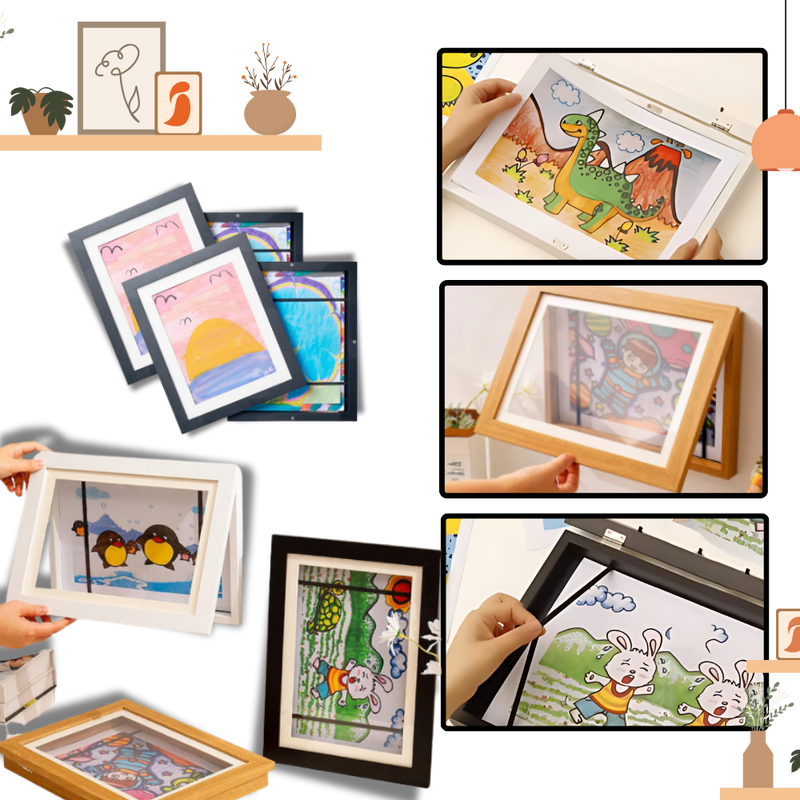 Cadres Lil Davinci à finition lisse