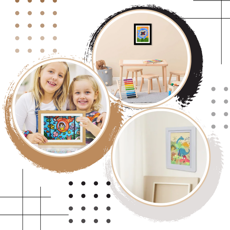 Cadres Lil Davinci à finition lisse