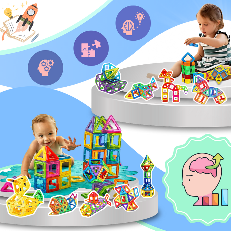 Jeu Blocs De Constructions Magnétiques