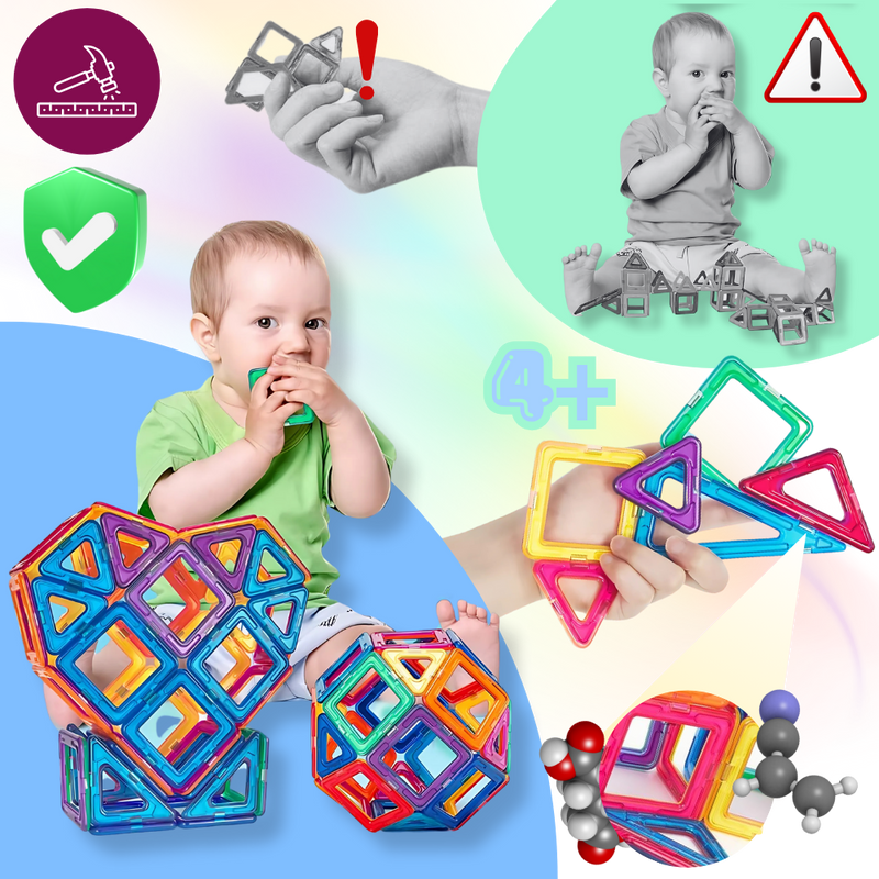 Jeu Blocs De Constructions Magnétiques