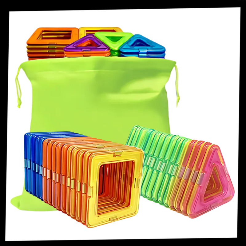 Jeu Blocs De Constructions Magnétiques