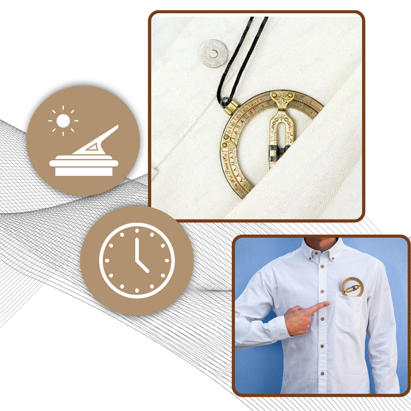 Cadran solaire de poche de précision