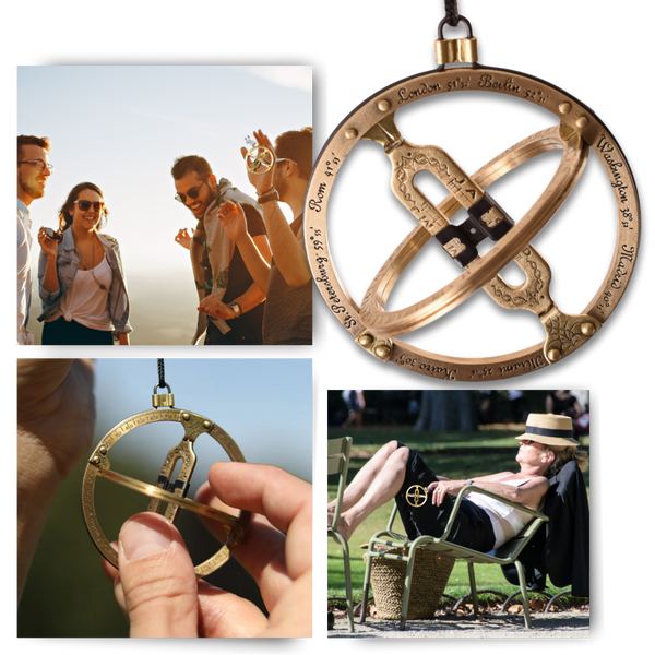 Cadran solaire de poche de précision