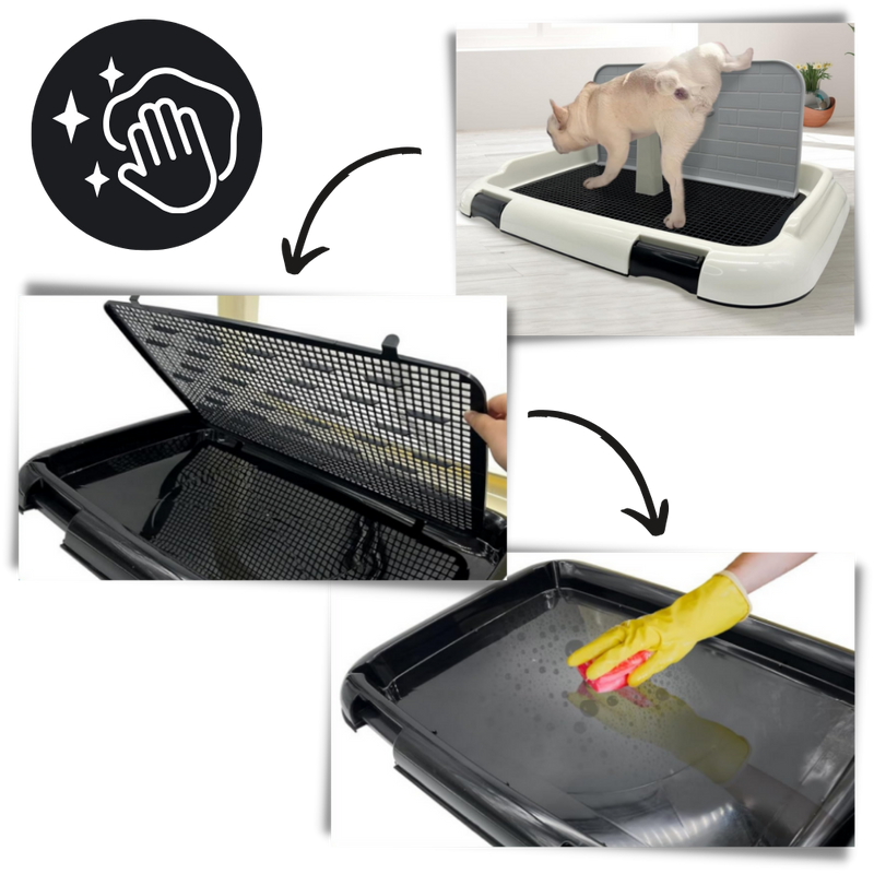 Tapis de propreté pour chien anti-éclaboussures