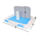 Tapis de propreté pour chien anti-éclaboussures