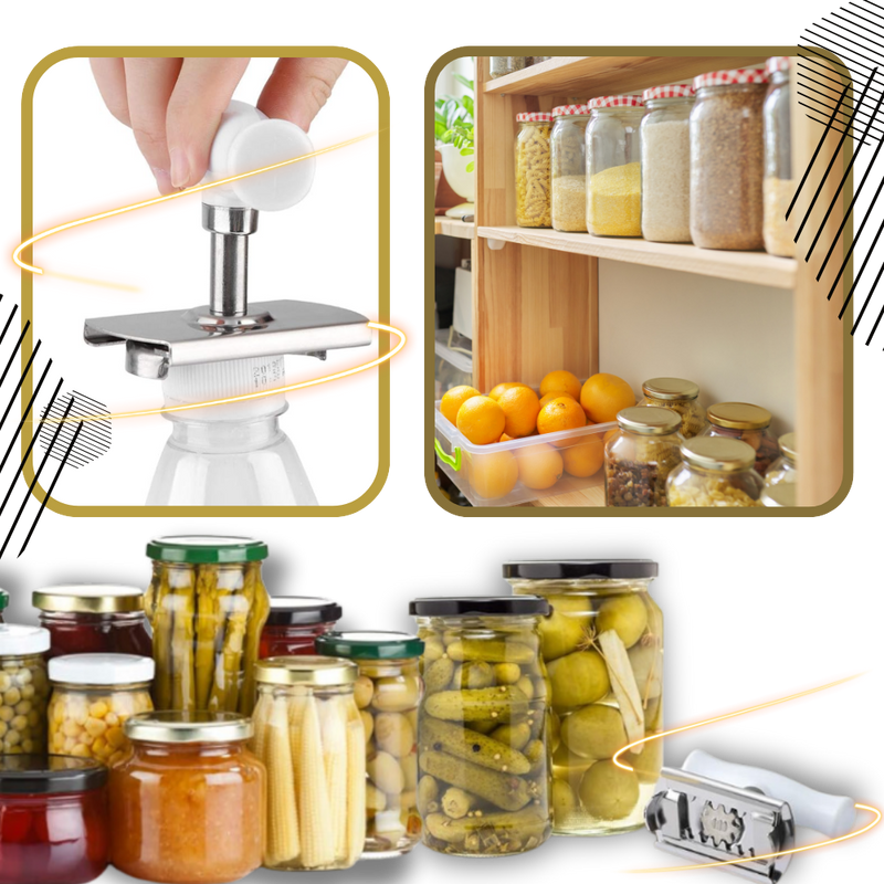 Ouvre-bocal en acier inoxydable