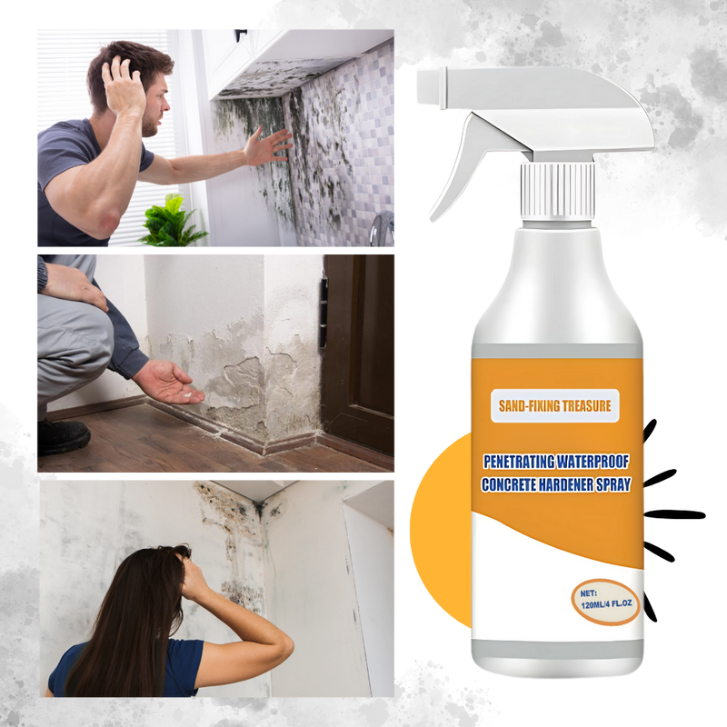 Spray durcisseur et imperméabilisant pour béton